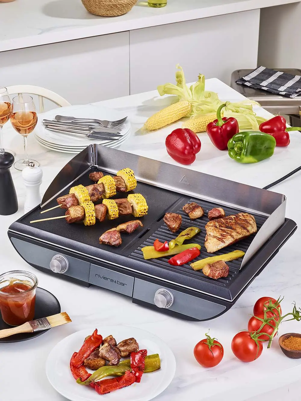 Plancha 2 zones de cuisson - Image 5