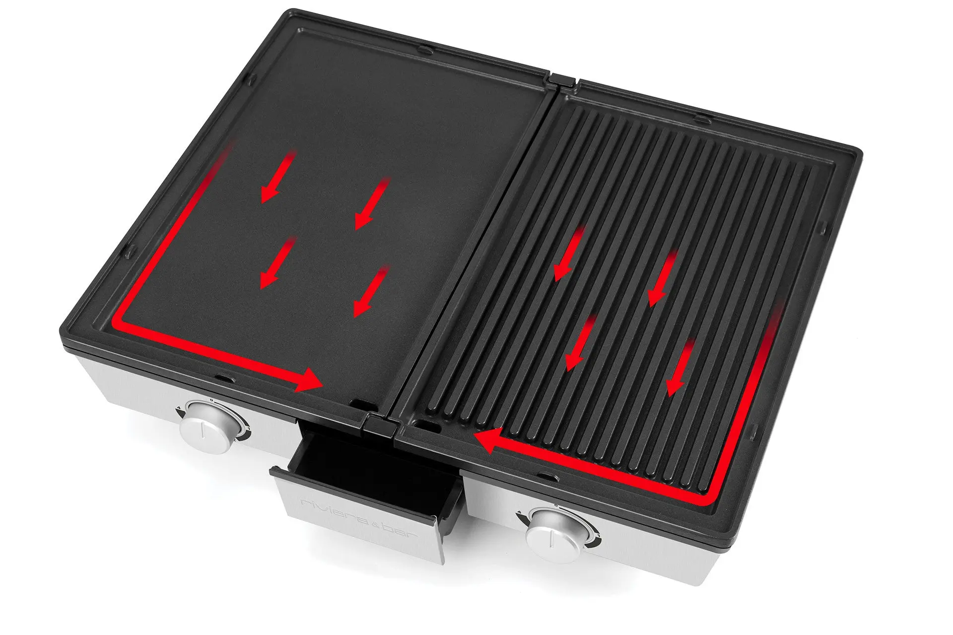 Plancha avec récupérateur de graisse - Image 3