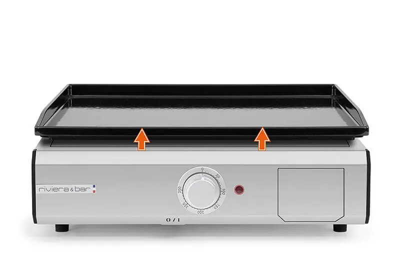 Plancha fonte émaillée électrique - Image 5